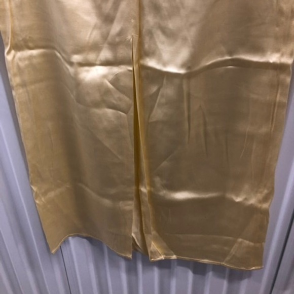 ZARA Classy Satin Skirt w Long Slit, M, NWT - Picture 2 of 8